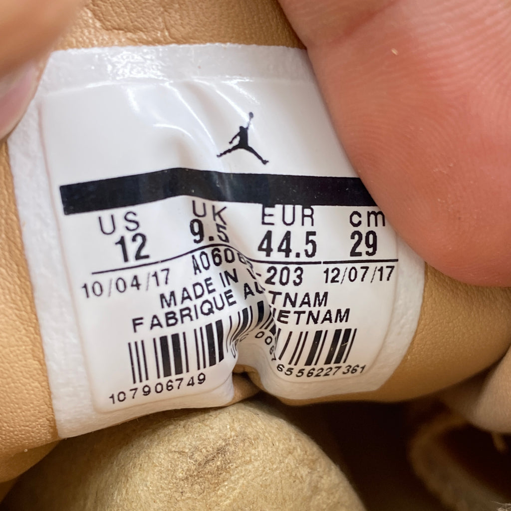 Air Jordan (W) 12 Retro "Vachetta Tan" 2018 New Size 12W
