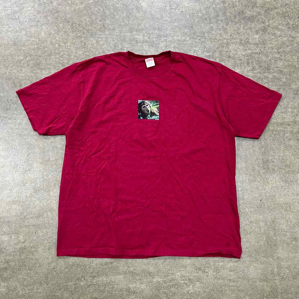 Supreme T-Shirt "EXORCIST PUKE" Cardinal Used Size 2XL