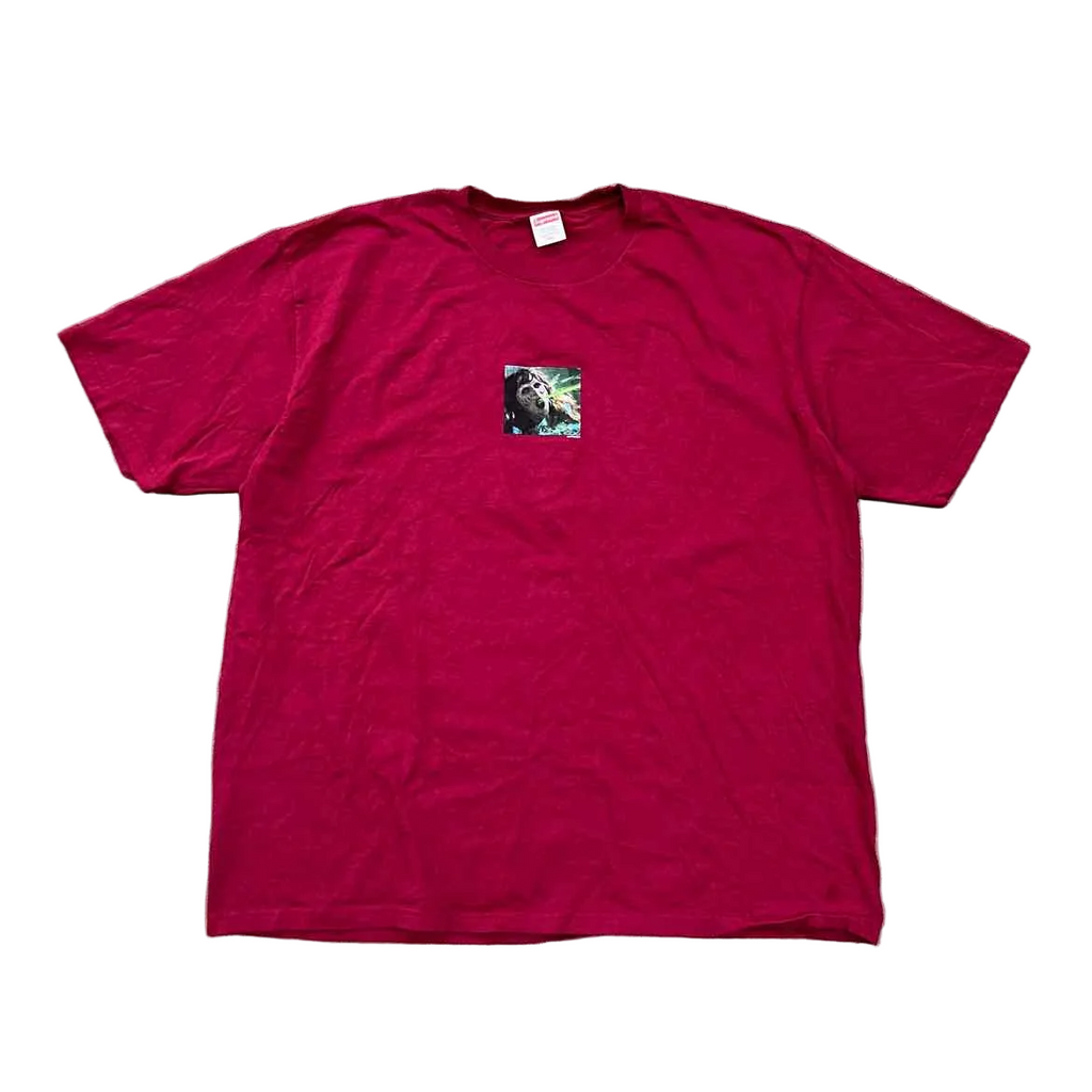 Supreme T-Shirt "EXORCIST PUKE" Cardinal Used Size 2XL