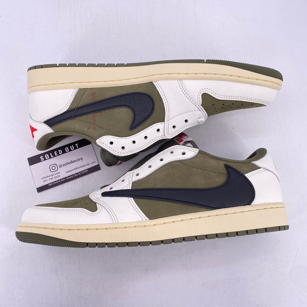 Air Jordan 1 Low OG SP "Travis Scott Medium Olive" 2024 New Size 12
