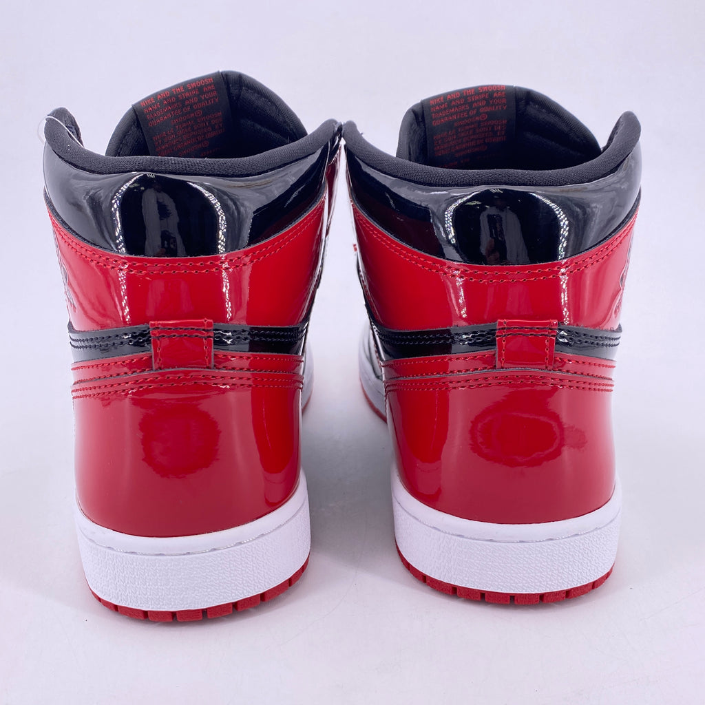Air Jordan 1 Retro High OG "Patent Bred" 2021 New Size 9