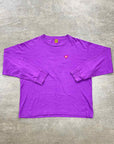 Human Made Long Sleeve "PATCH LOGO" Purple Used Size XL