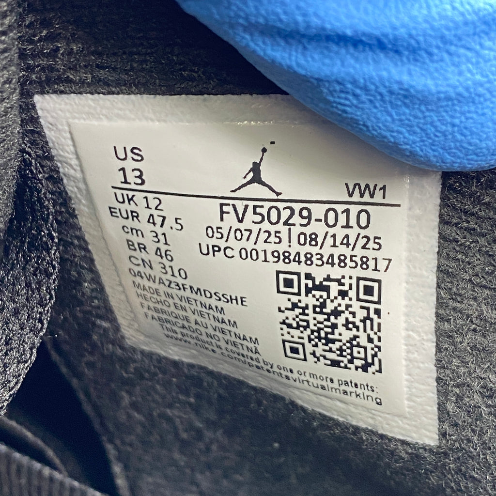 Air Jordan 4 Retro "Black Cat" 2025 New Size 13