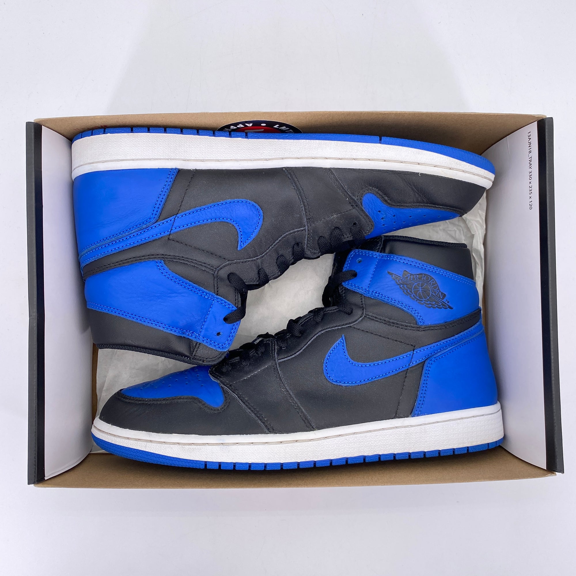 Air Jordan 1 Retro High OG &quot;Royal&quot; 2017 Used Size 11.5