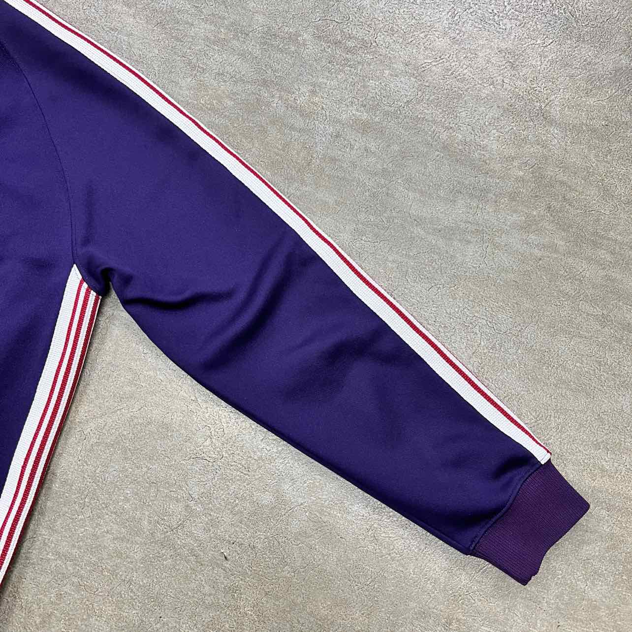 Needles Track Jacket &quot;STRIPED LOGO&quot; Purple Used Size M