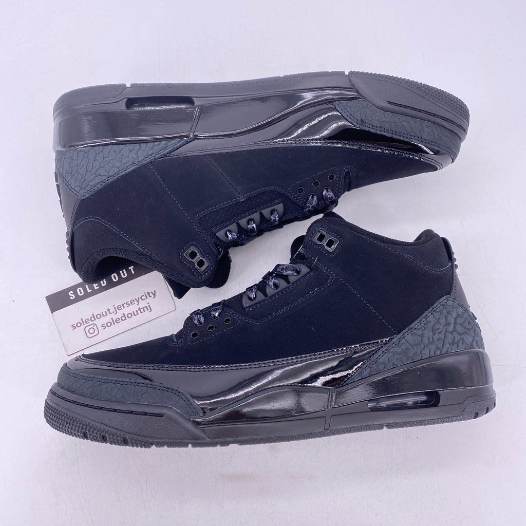 Air Jordan 3 Retro "Black Cat" 2025 New Size 10.5