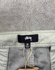 Stussy Pant "CARGO" Olive Used Size 34