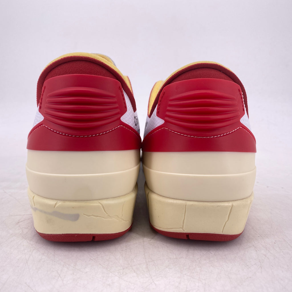 Air Jordan 2 Retro Low "Ow White Red" 2021 New Size 8.5