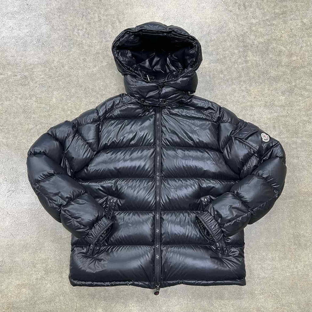 Moncler Jacket "MAYA GIUBBOTTO" Black Used Size 5