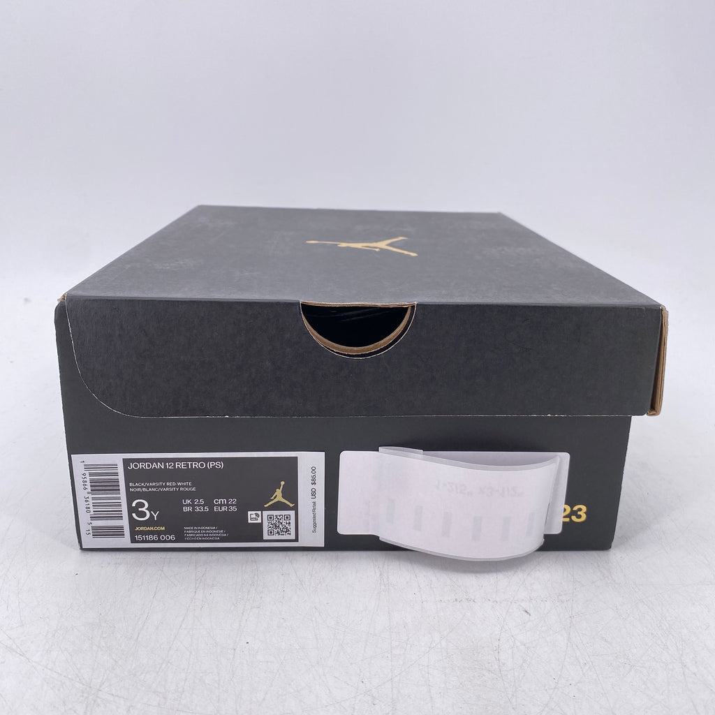 Air Jordan (PS) 12 Retro "Playoffs" 2022 New Size 3Y
