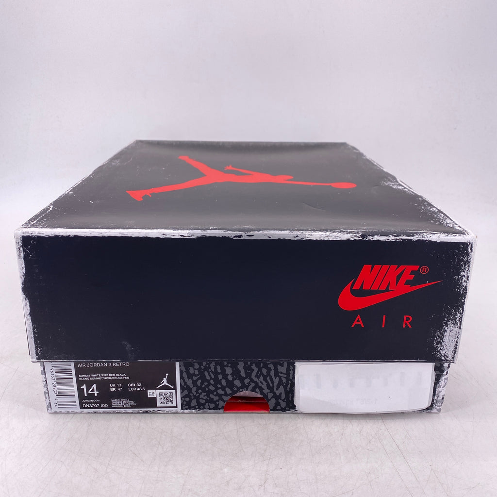 Air Jordan 3 Retro "White Cement" 2023 New Size 14