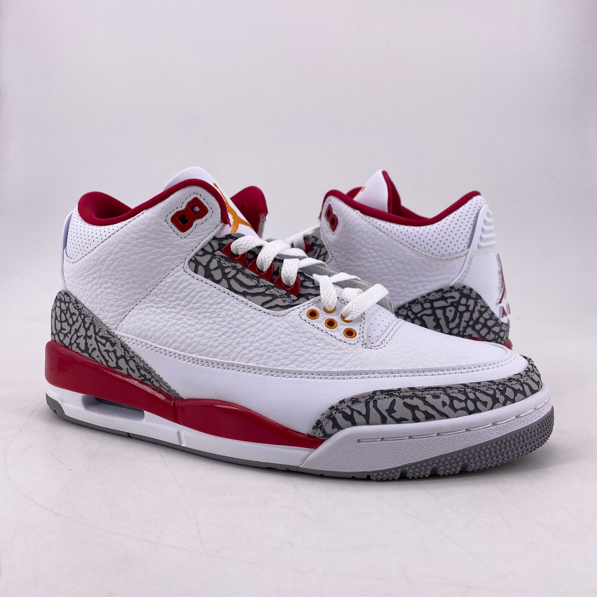 Air Jordan 3 Retro &quot;Cardinal Red&quot; 2022 New Size 8.5