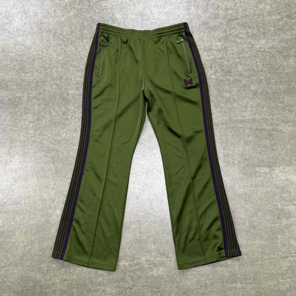 Needles Track Pants "LOGO" Olive Used Size L