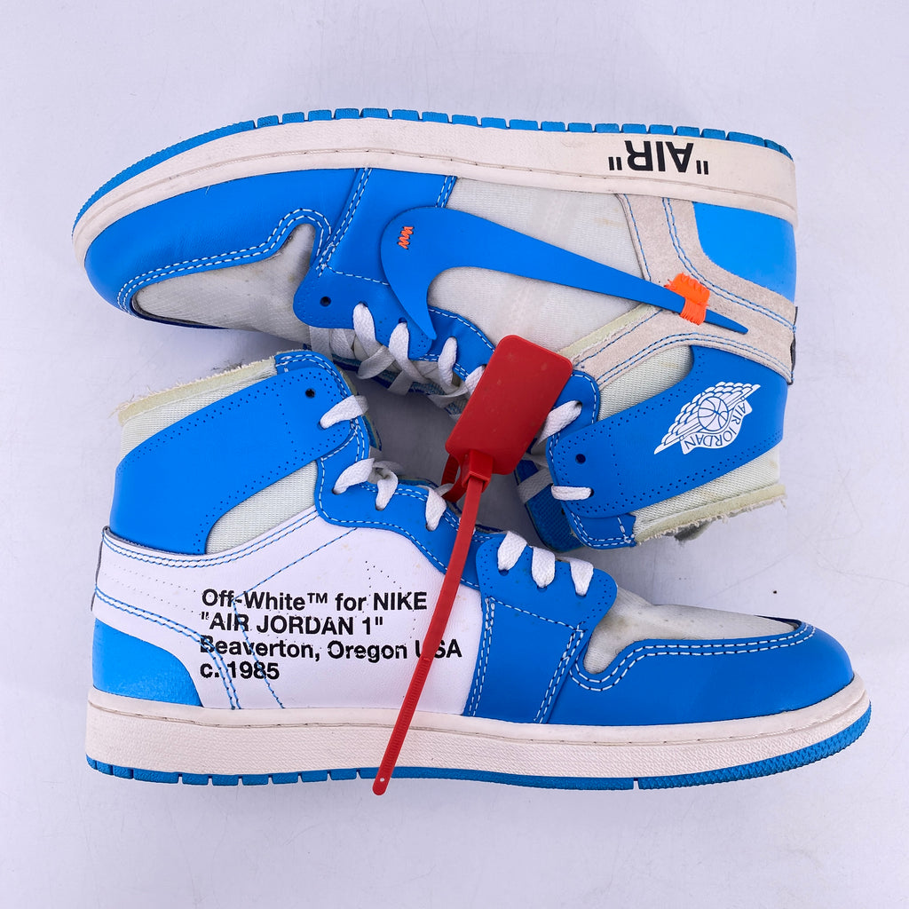 Air Jordan 1 Retro High "Off White Unc" 2018 Used Size 10.5
