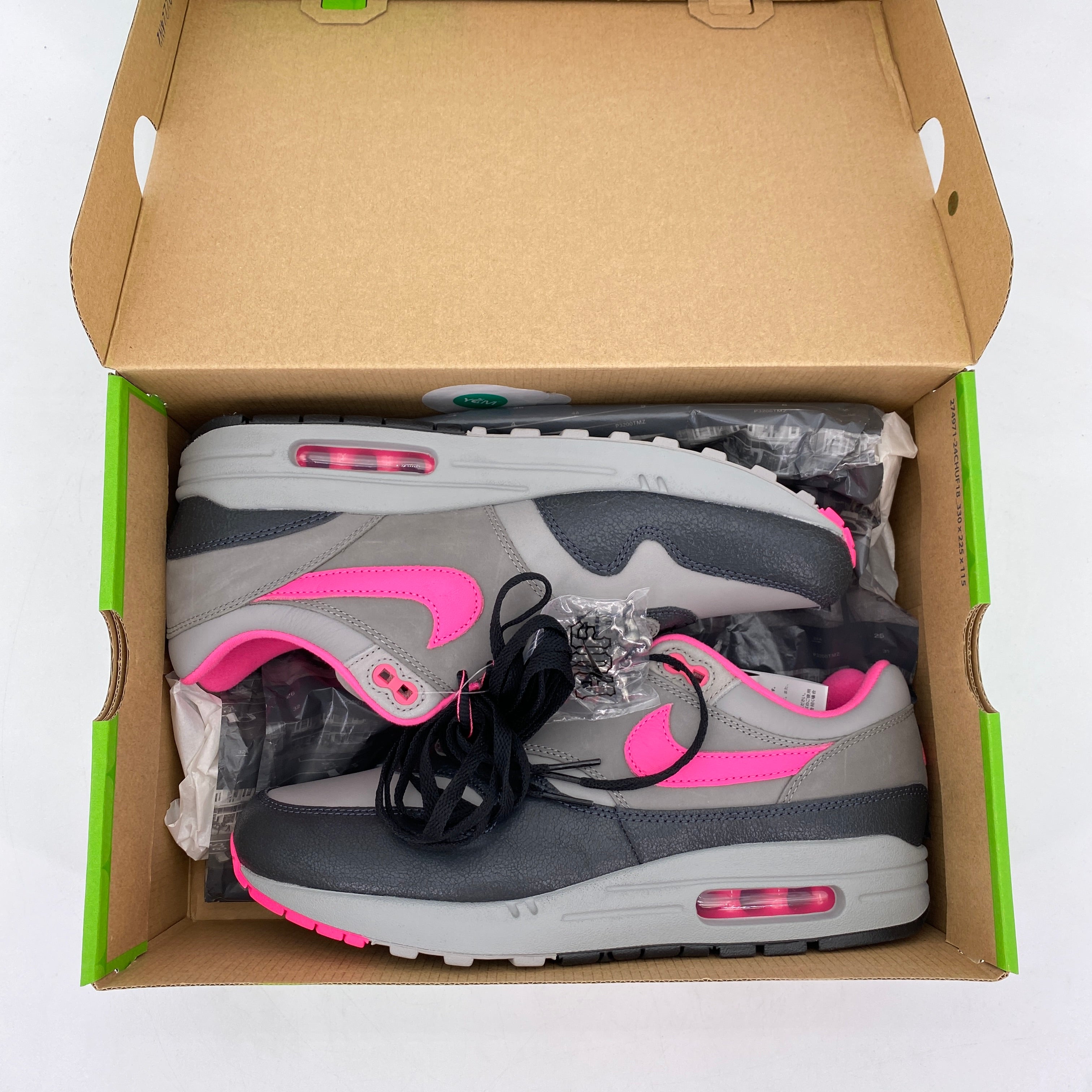 Nike Air Max 1 &quot;Huf Pink Pow&quot; 2024 New Size 10