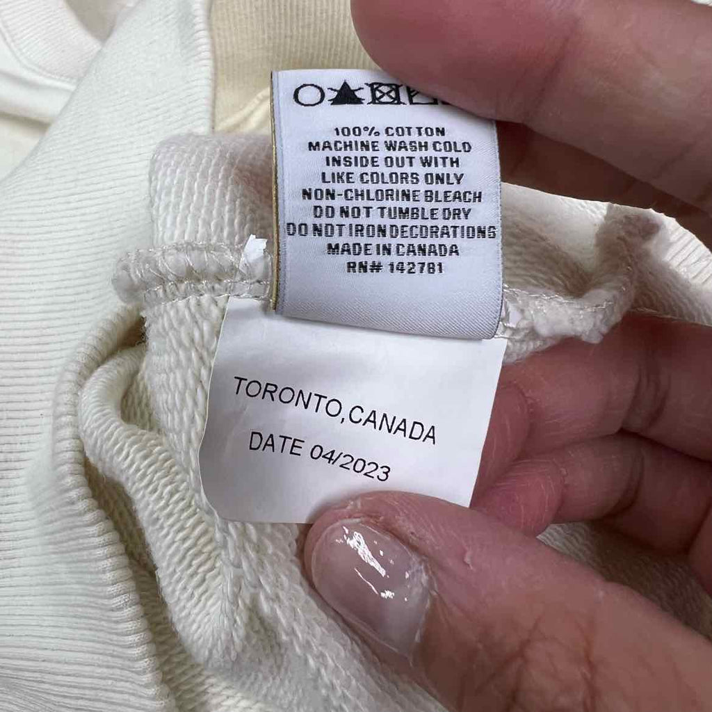 Aime Leon Dore Crewneck Sweater "WORLDSBOROUGH" Cream Used Size M