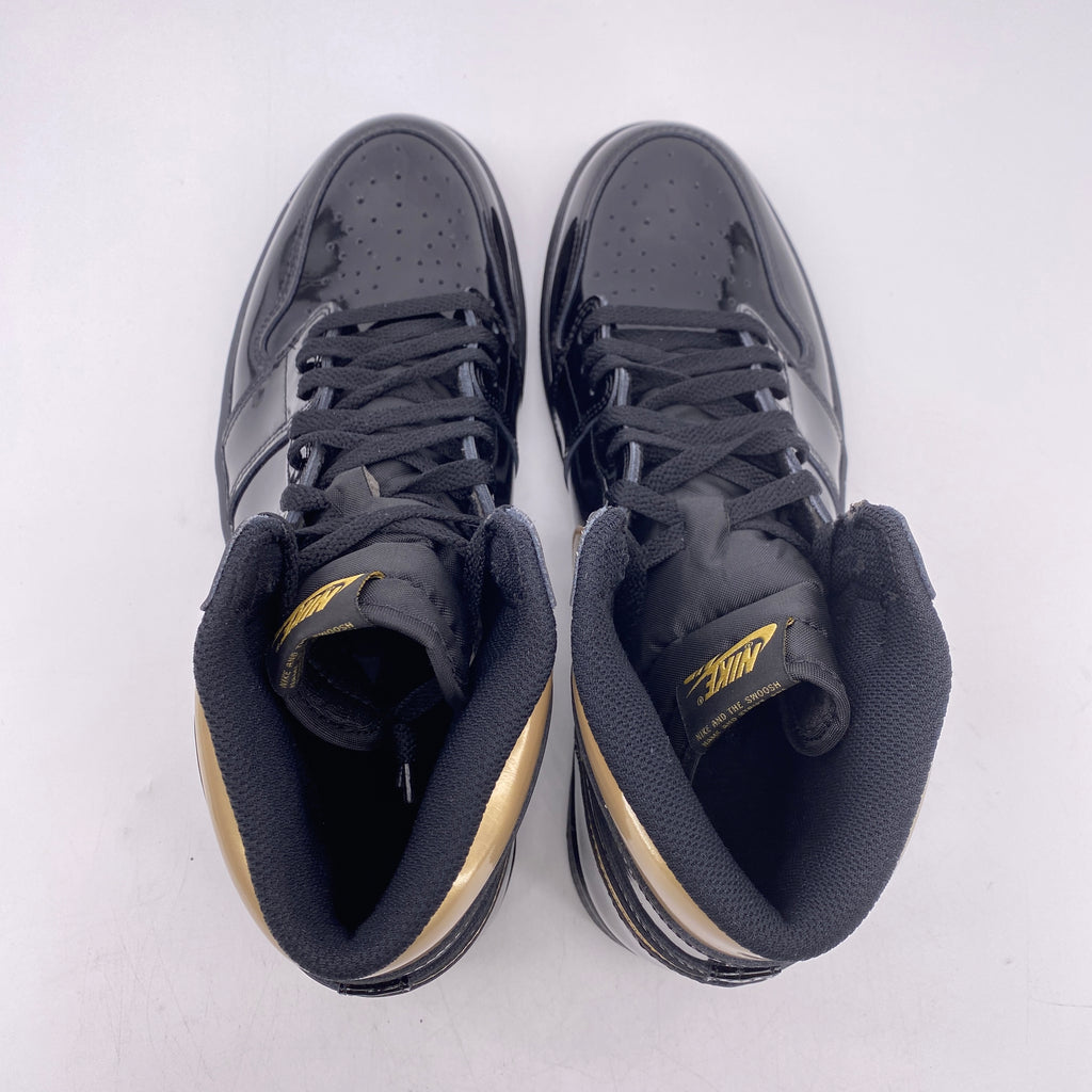 Air Jordan 1 Retro High OG "Black Metallic Gold" 2020 Used Size 11.5