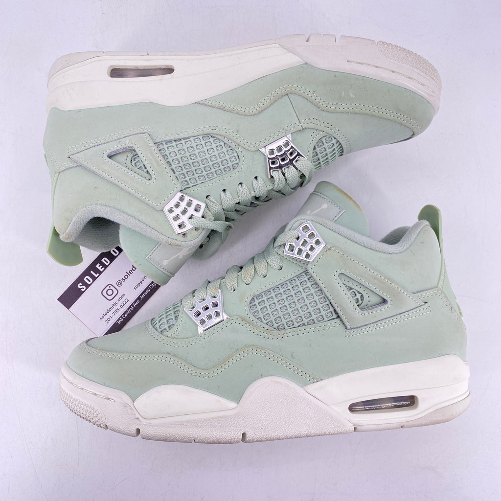 Air Jordan (W) 4 Retro "Seafoam Sail" 2025 Used Size 8W
