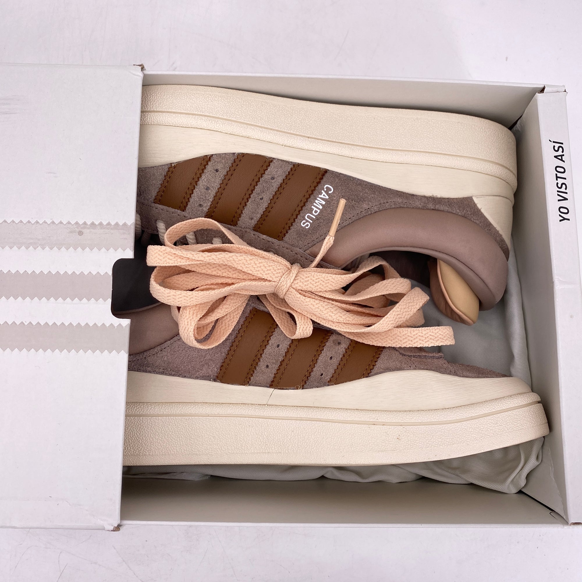 Adidas Campus &quot;Bad Bunny Chalky Brown&quot; 2023 Used Size 10