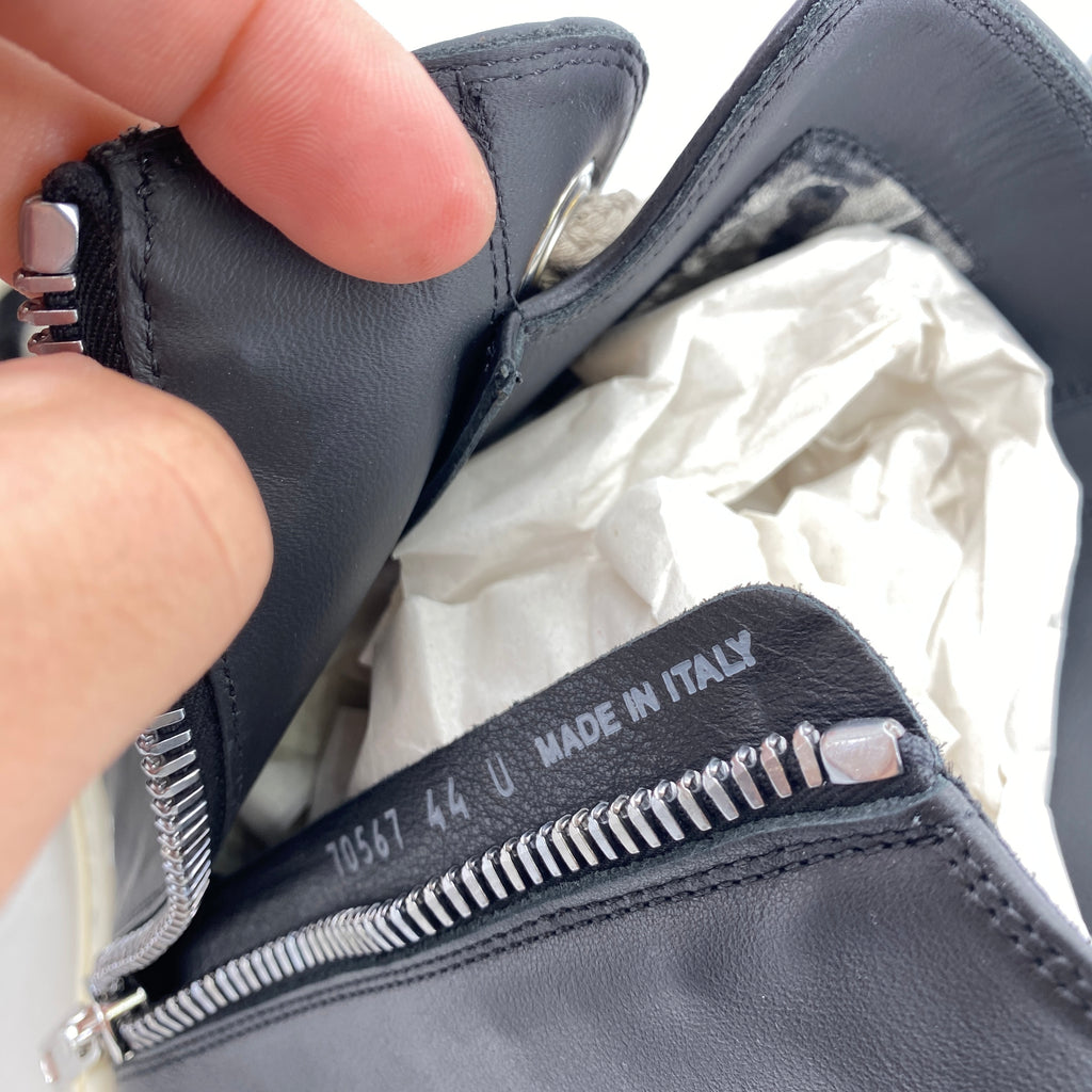 Rick Owens High Top "Jumbo Lace"  New Size 44