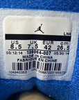 Air Jordan 3 Retro "Sport Blue" 2014 Used Size 8.5