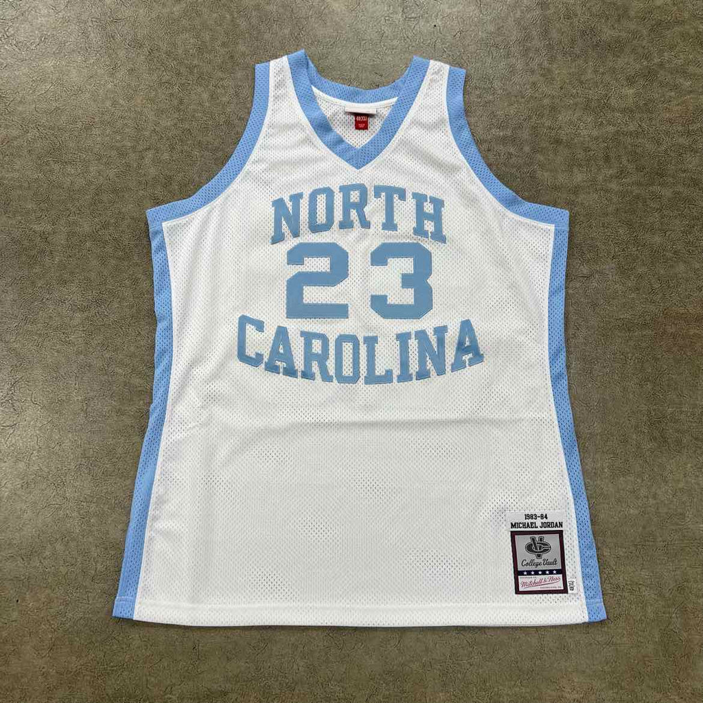 Mitchell & Ness Jersey "JORDAN UNC" White Used Size XL