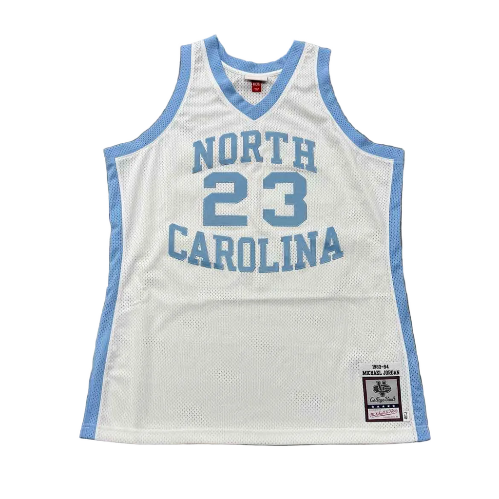 Mitchell & Ness Jersey "JORDAN UNC" White Used Size XL