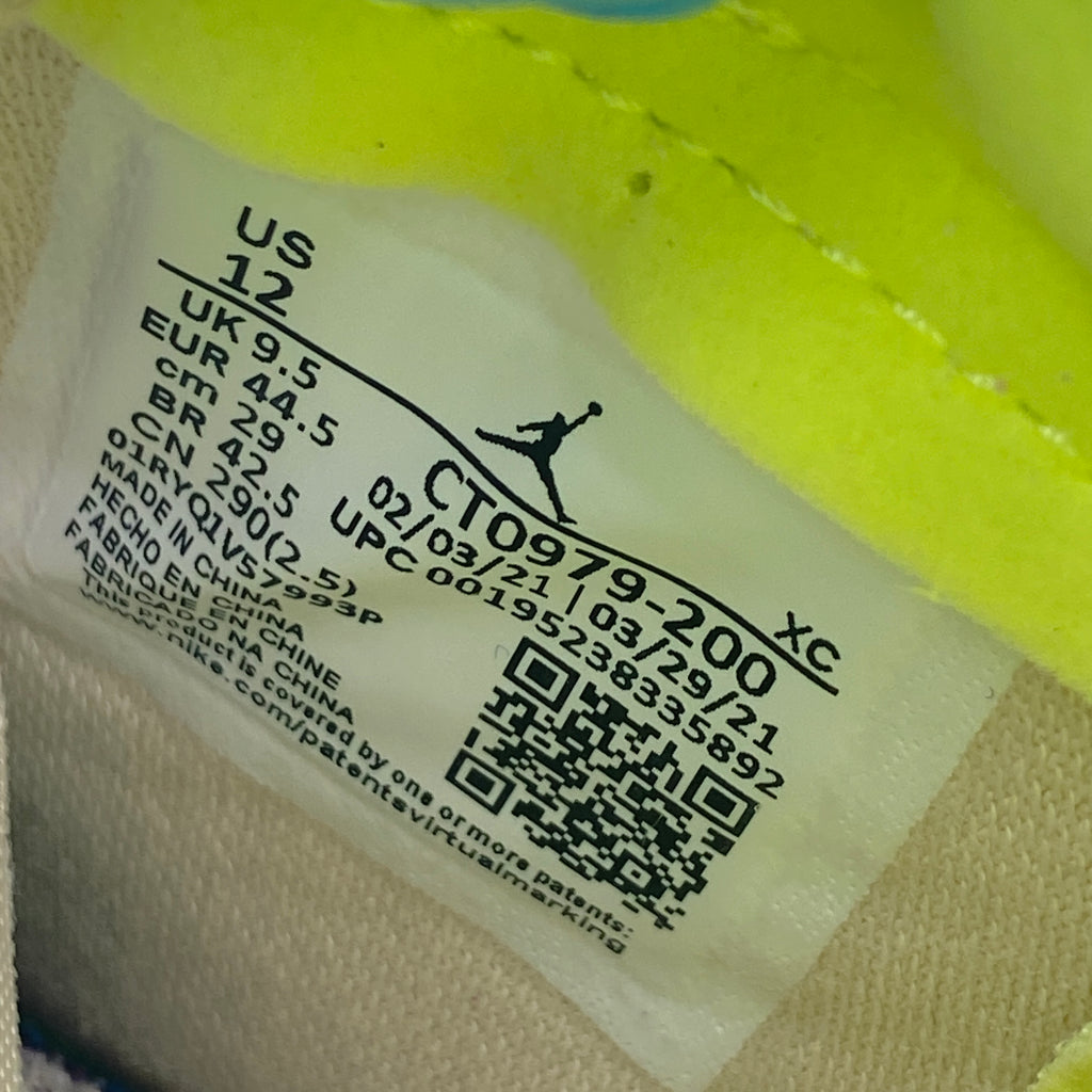Air Jordan (W) 1 Zoom Air CMFT "Lemon Twist" 2021 New Size 12W