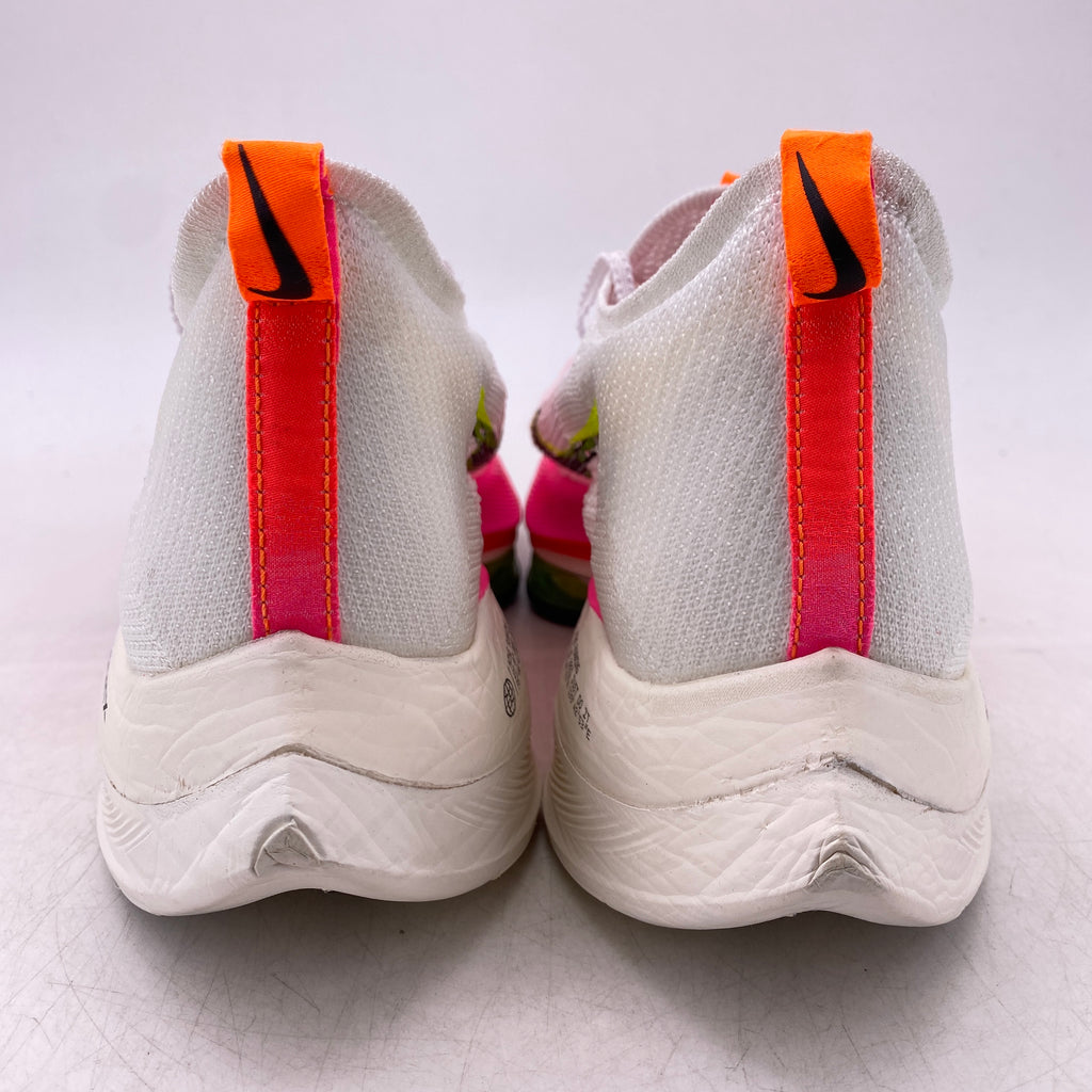 Nike Air Zoom Alphafly Next% Flyknit "White Pink" 2021 Used Size 12