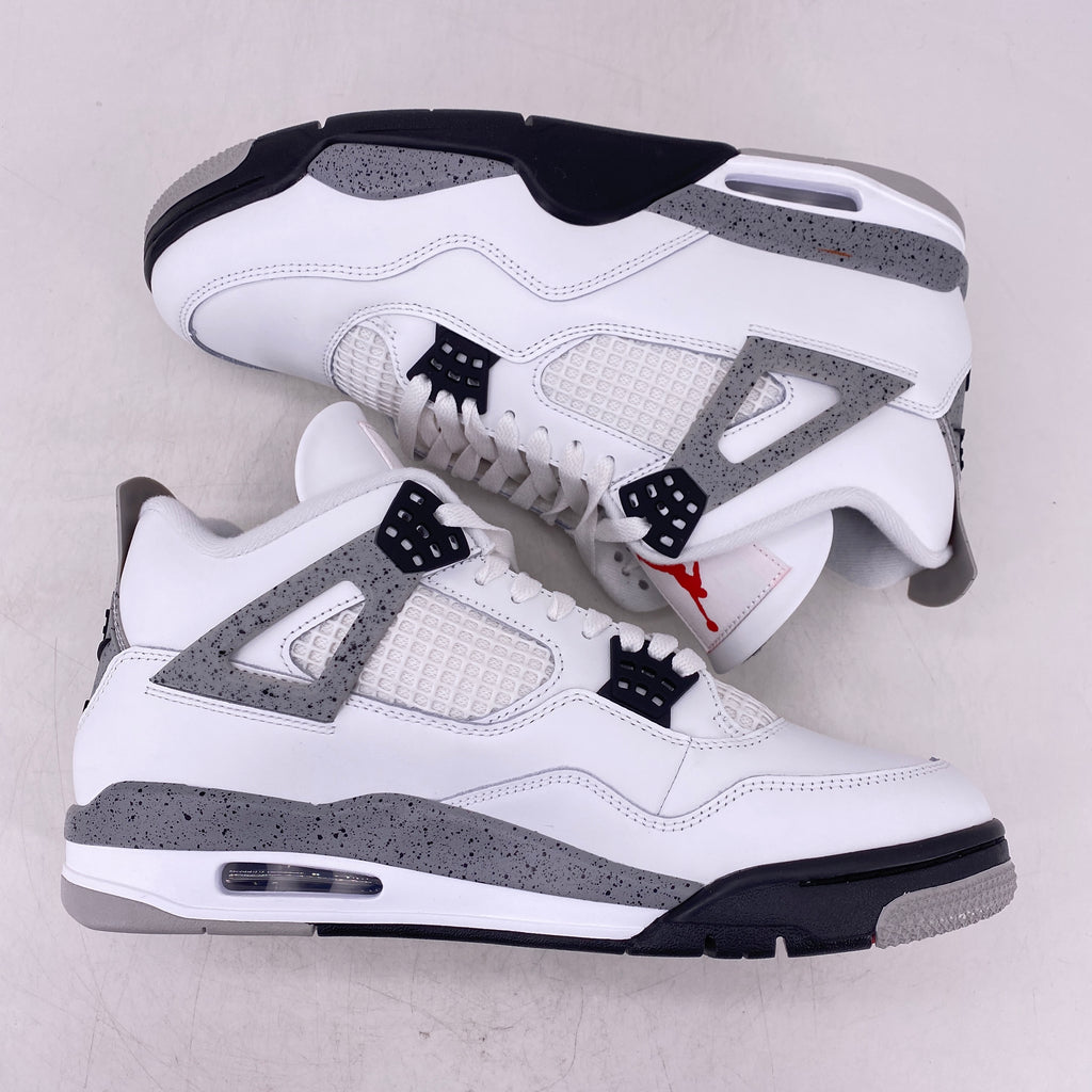 Air Jordan 4 Retro "White Cement" 2025 New Size 10.5