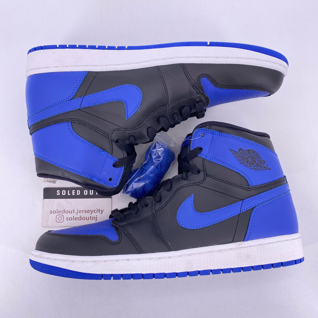 Air Jordan 1 Retro High "Black Royal Blue" 2013 New Size 12