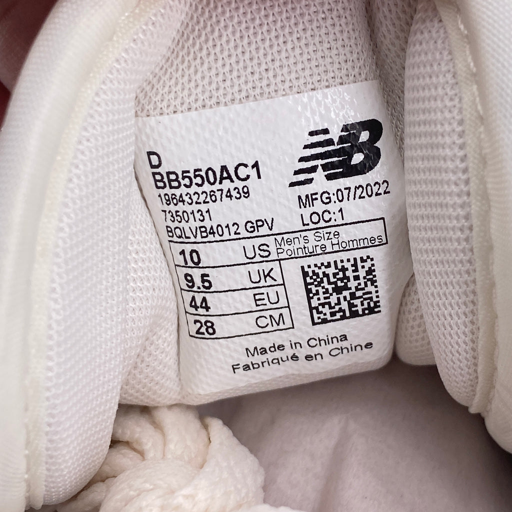 New Balance 550 "Ald Grey Suede" 2022 New Size 10