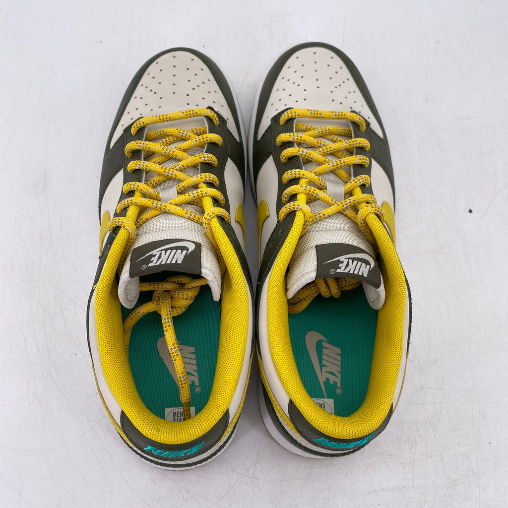 Nike Dunk Low Retro PRM "Cargo Khaki Vivid Sulfur" 2023 Used Size 9.5