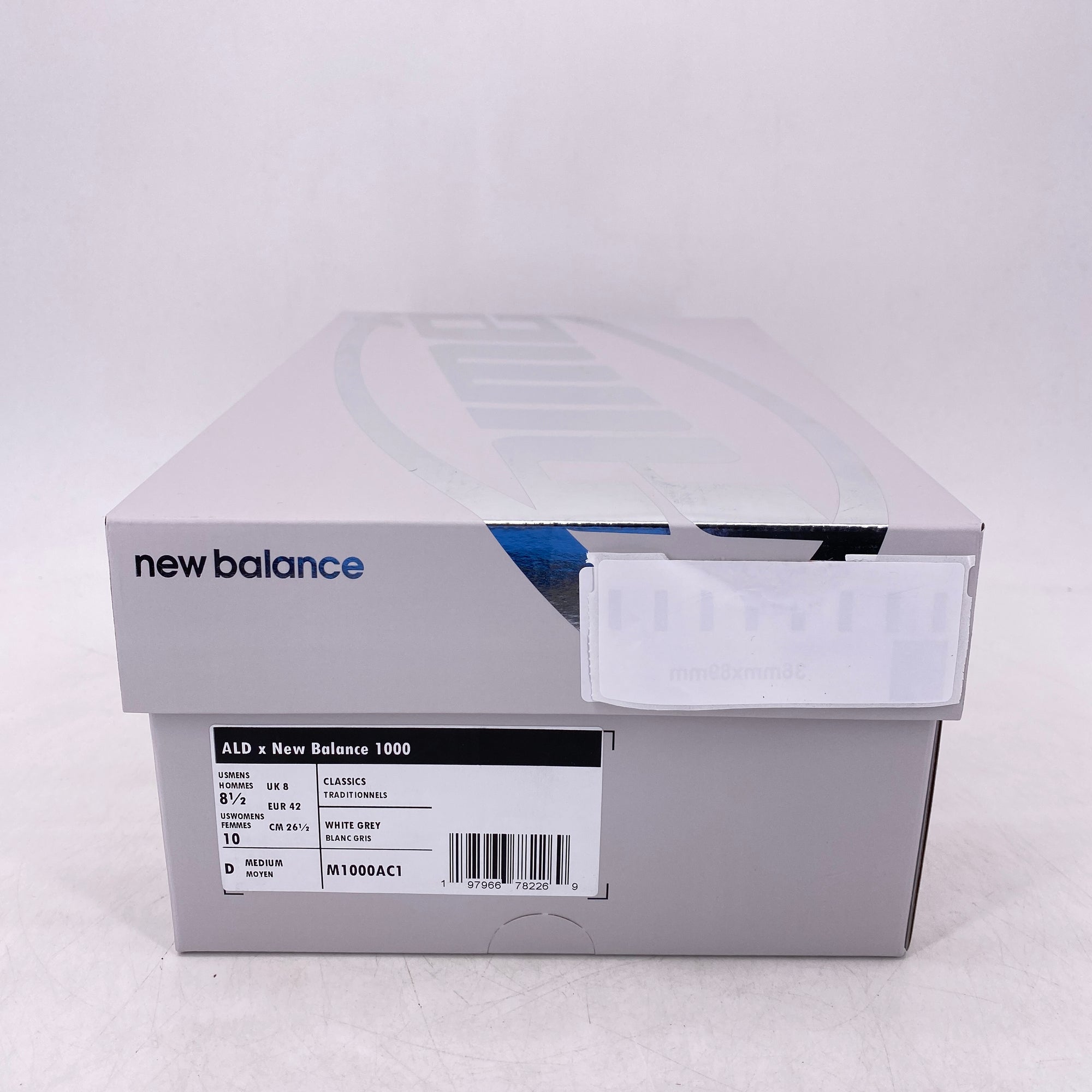 New Balance 1000 &quot;Ald White&quot; 2024 New Size 8.5