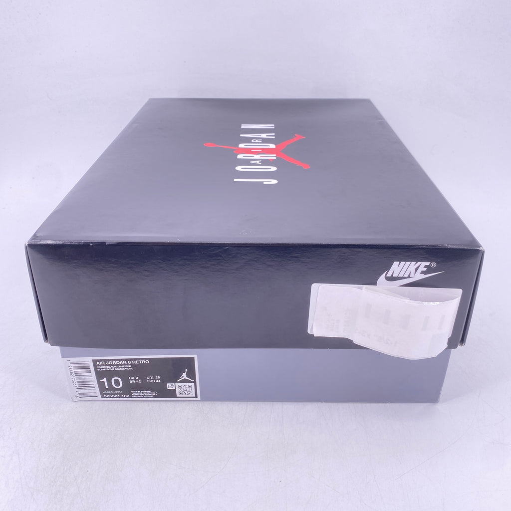 Air Jordan 8 Retro "White True Red" 2025 New Size 10