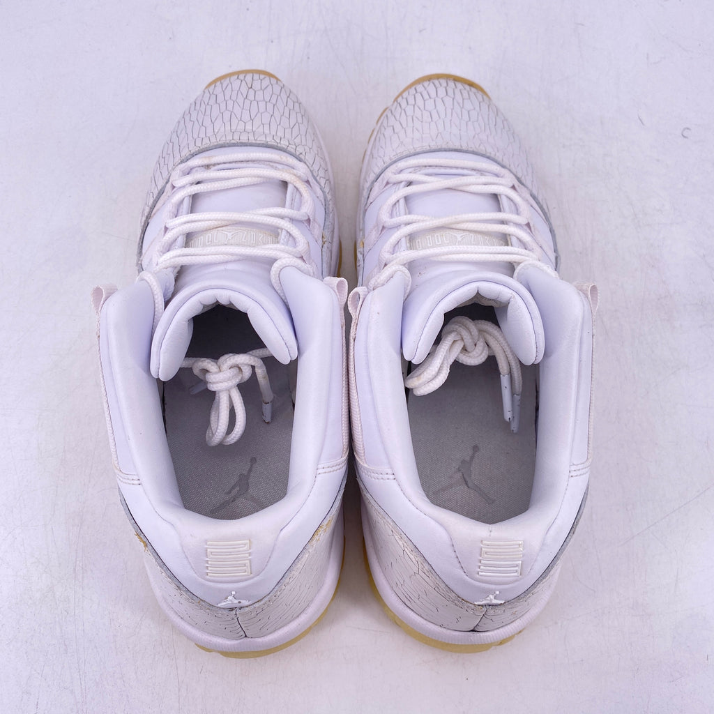 Air Jordan (GS) 11 Retro Low "Heiress Pure Platinum" 2017 Used Size 8.5Y
