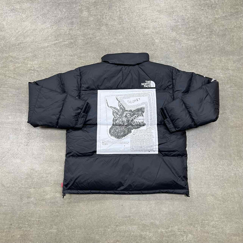 Supreme Nuptse Jacket "ANTI-GORDO" Black New Size XL