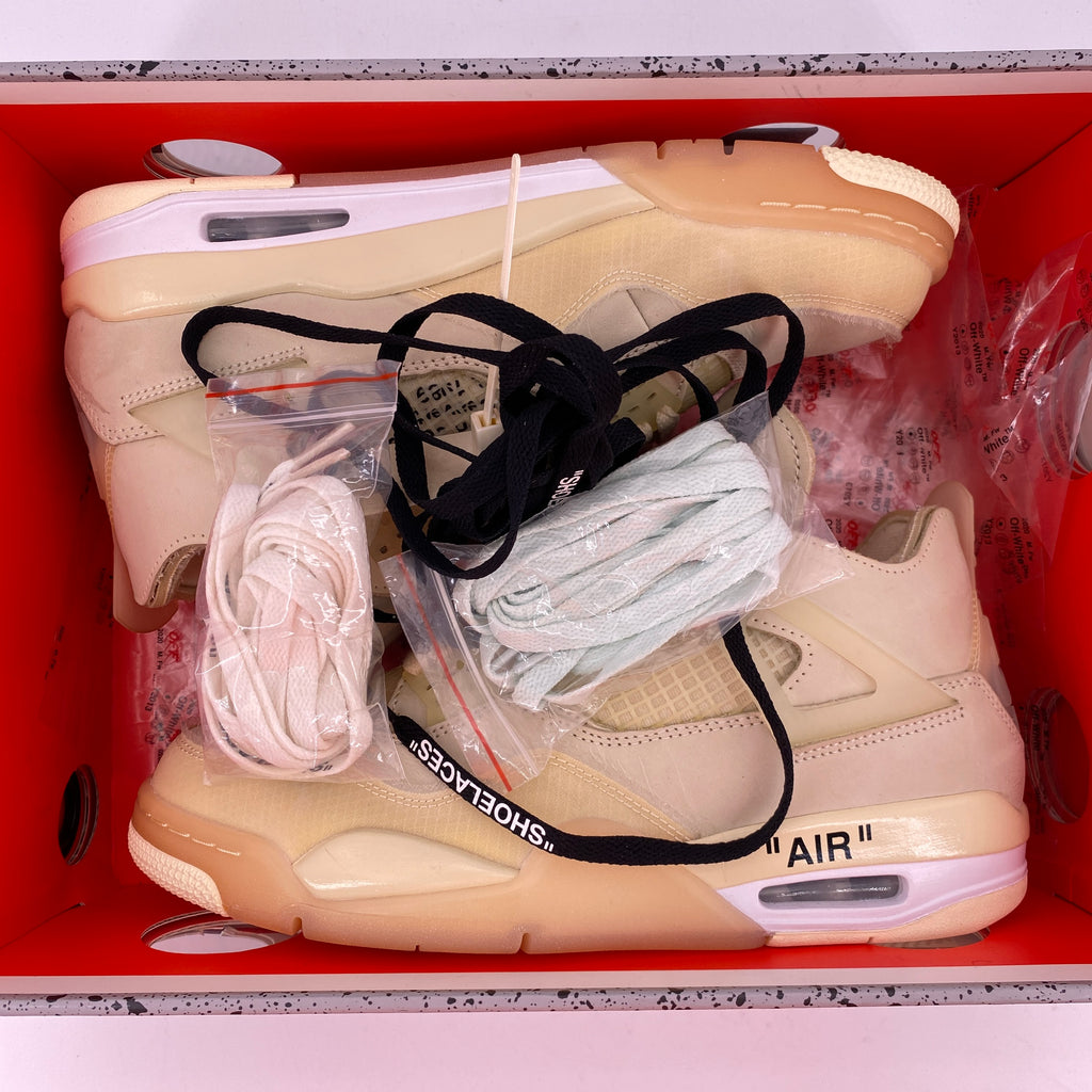 Air Jordan (W) 4 Retro "Ow Sail" 2020 Used Size 11W