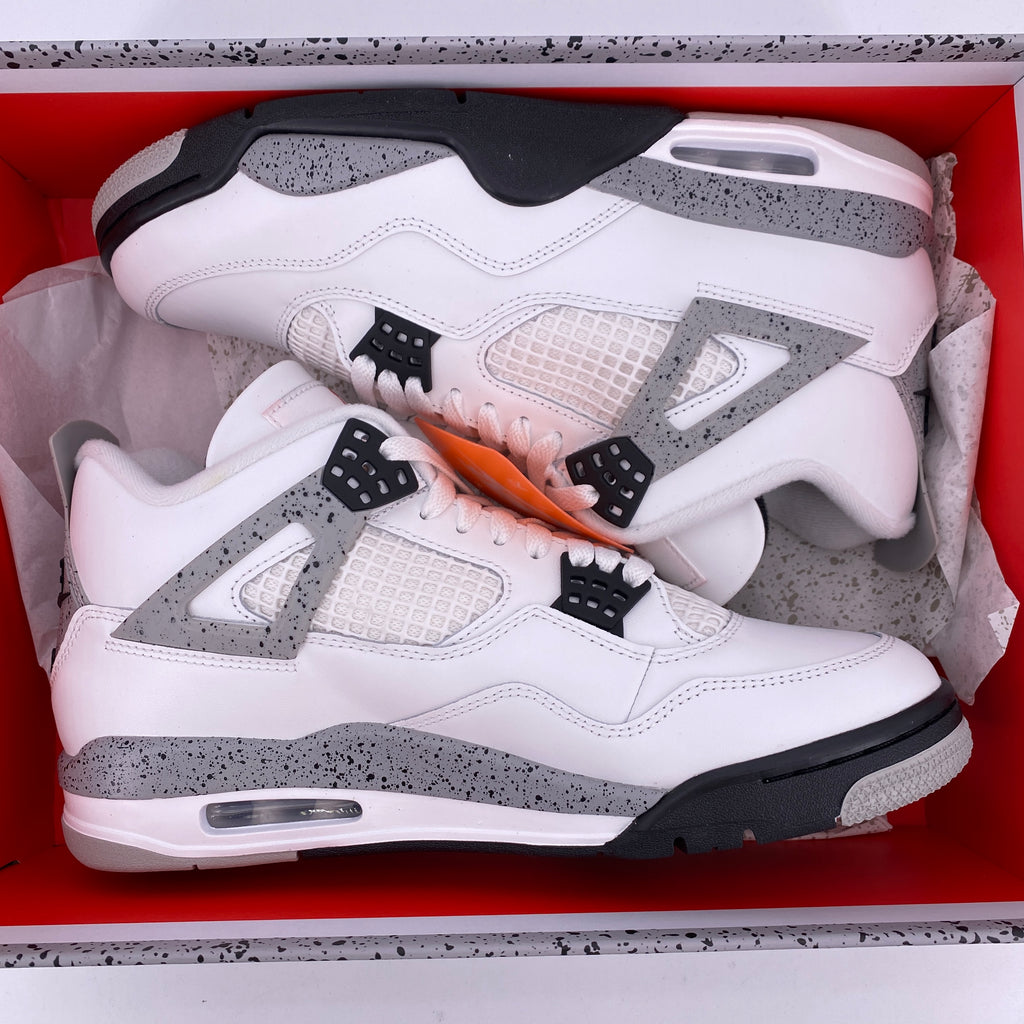 Air Jordan 4 Retro "White Cement" 2025 New Size 10
