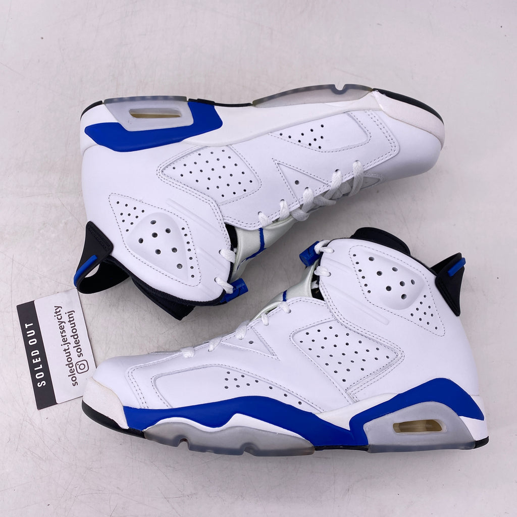 Air Jordan 6 Retro "Sport Blue" 2014 New Size 9.5