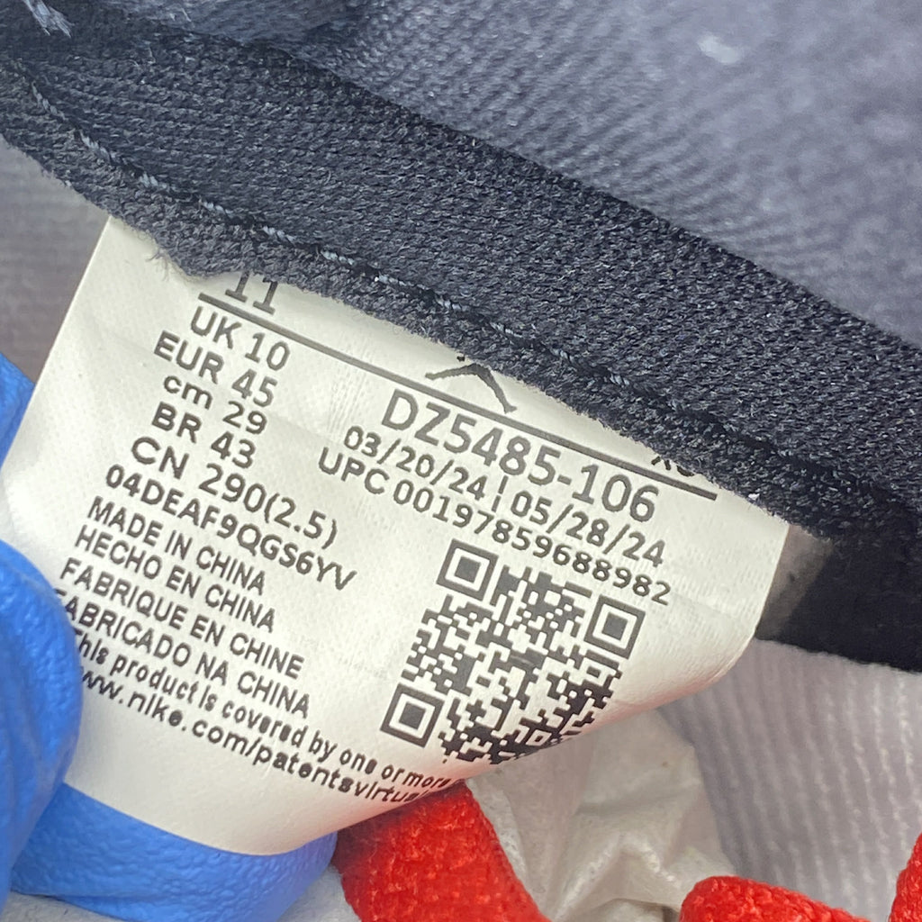 Air Jordan 1 Retro High OG "Black Toe Reimagined" 2025 New Size 11