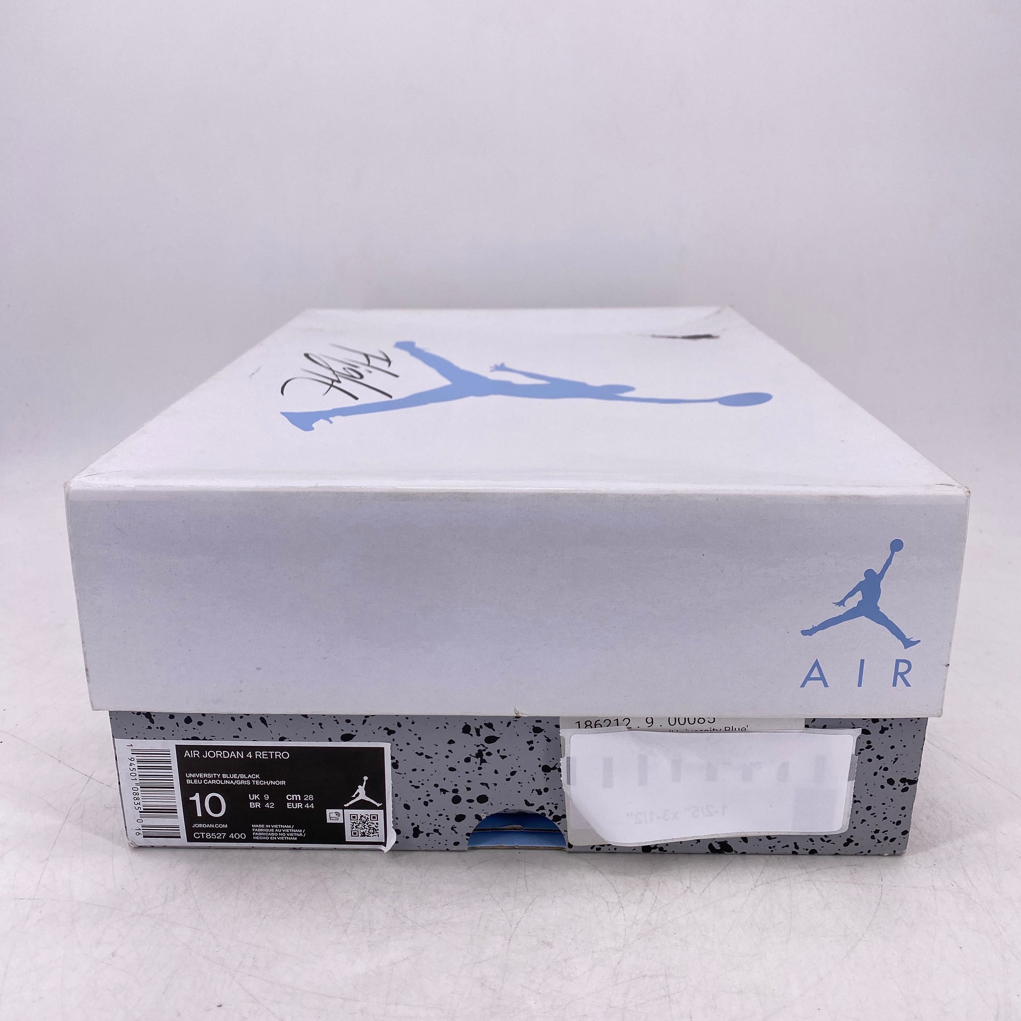 Air Jordan 4 Retro &quot;University Blue Black&quot; 2021 New Size 10