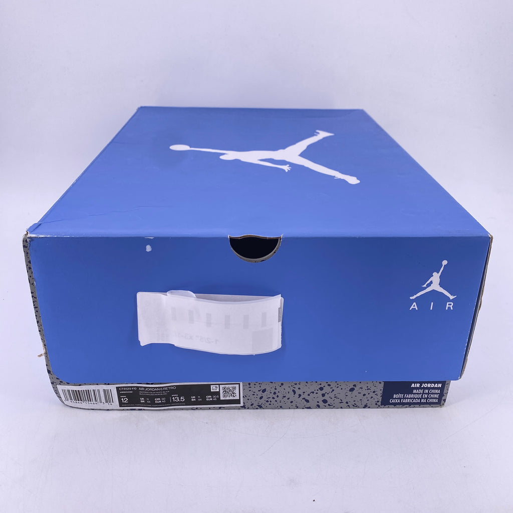 Air Jordan 6 Retro "Unc" 2022 New Size 12