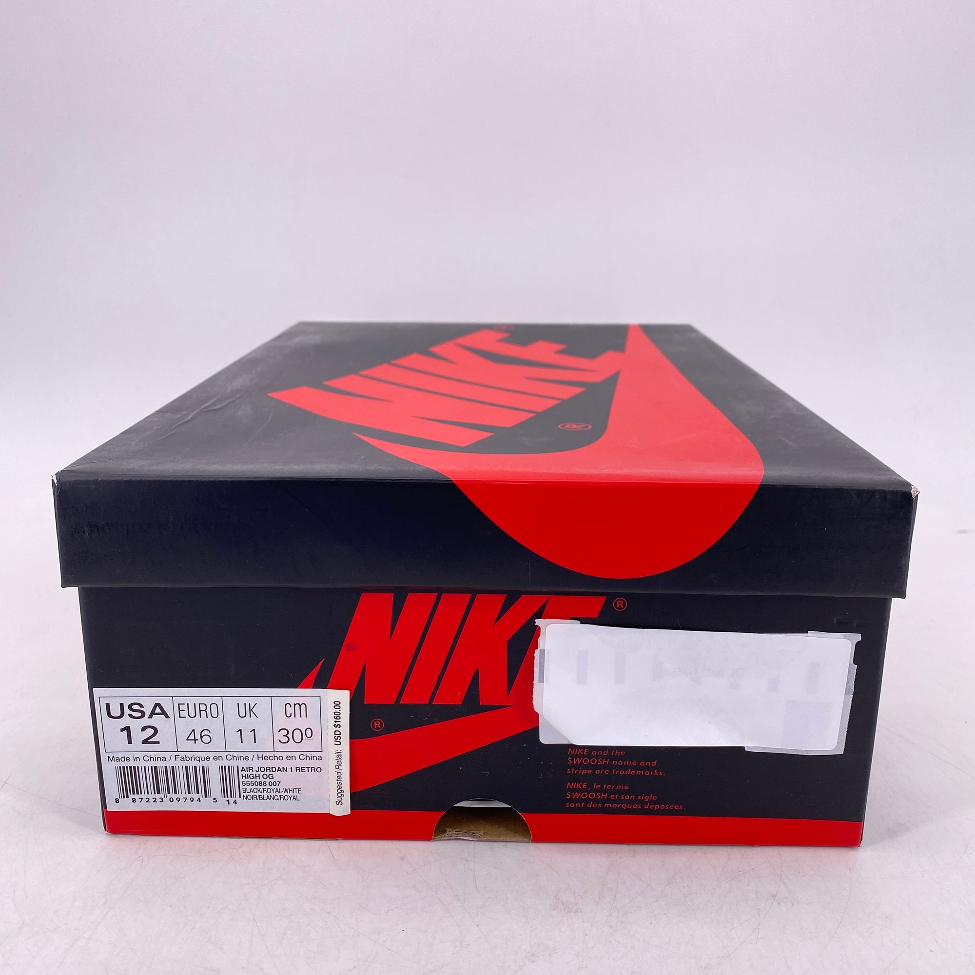Air Jordan 1 Retro High OG &quot;Royal&quot; 2017 Used Size 12