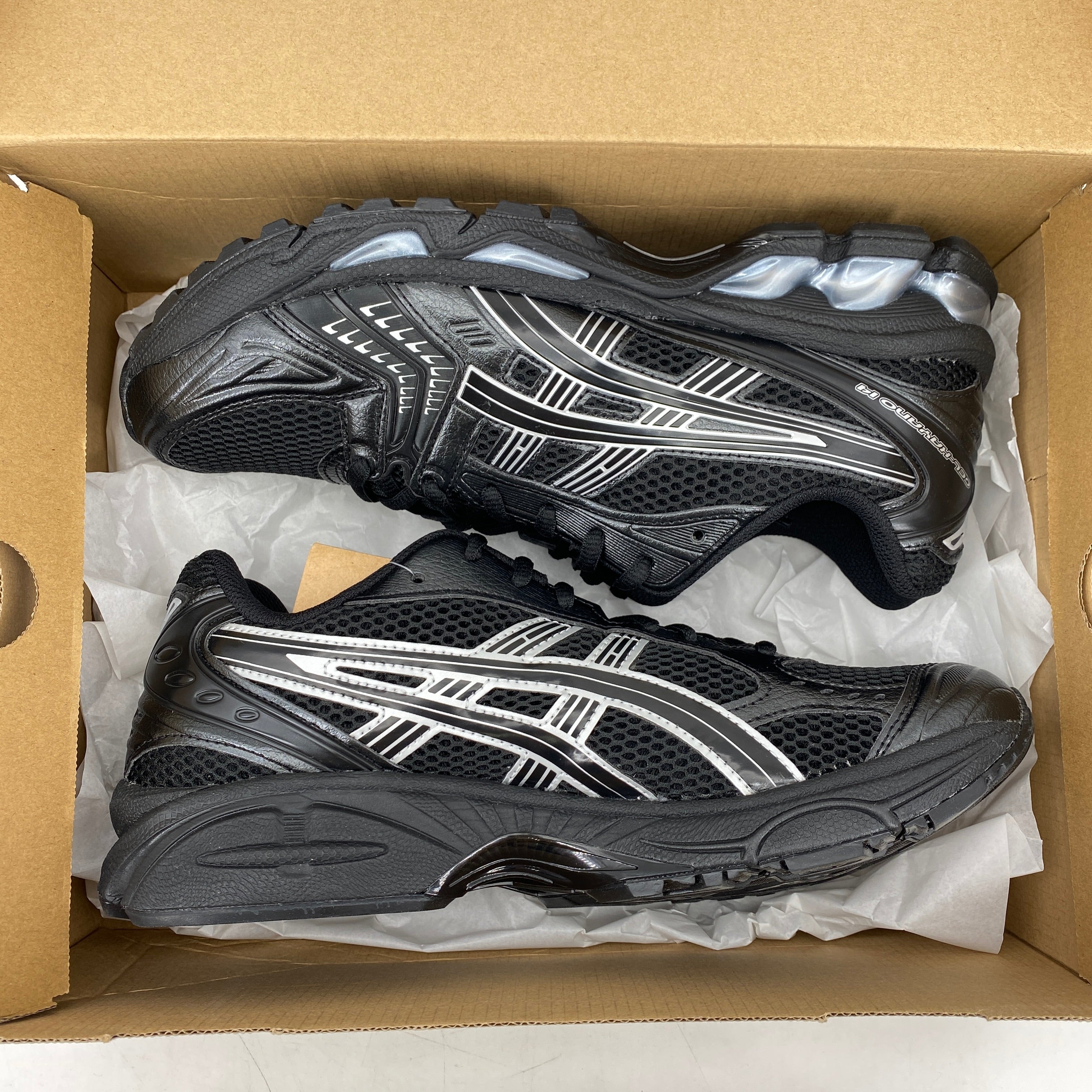 Asics Gel-Kayano 14 &quot;Black Pure Silver&quot; 2024 New Size 9