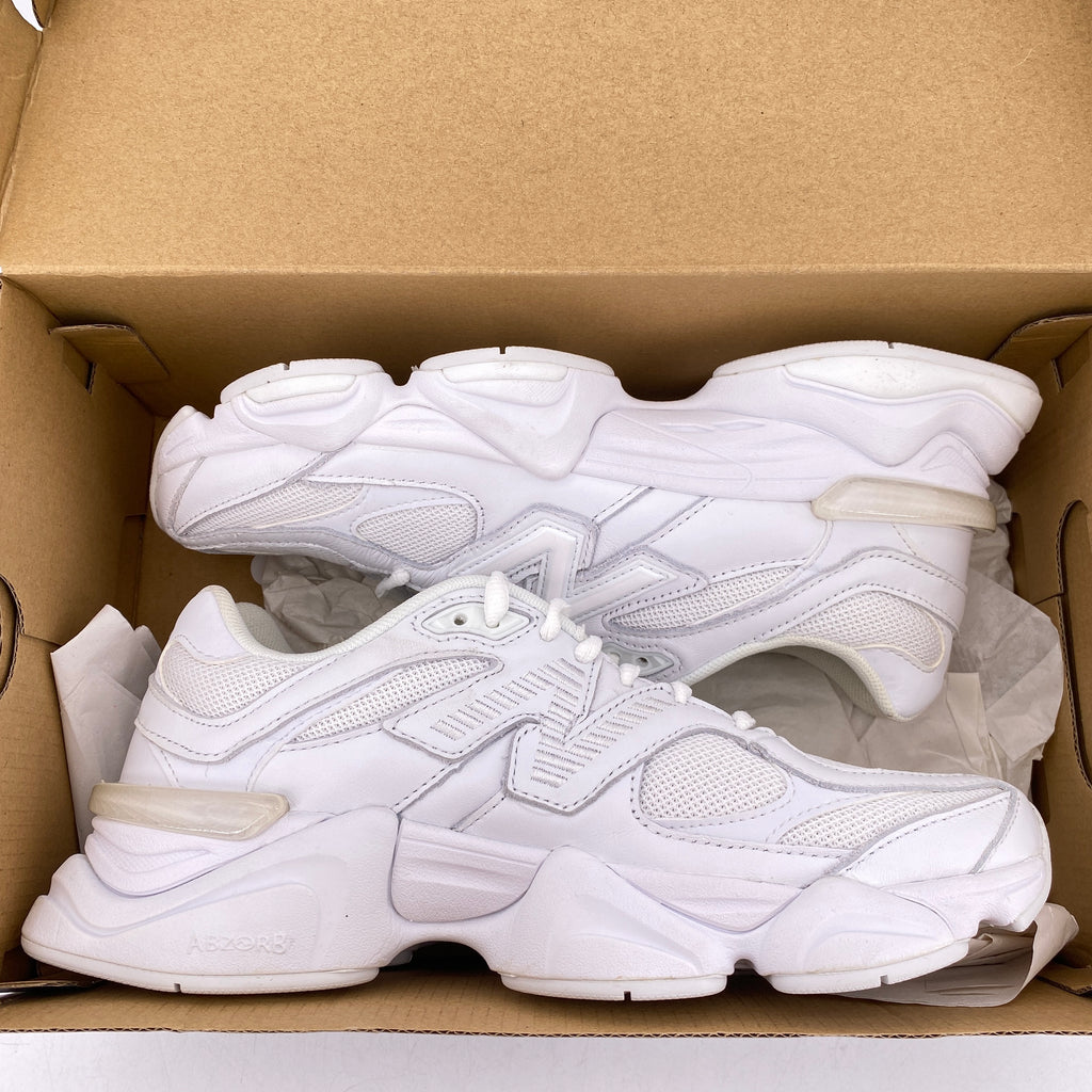 New Balance 9060 "Triple White" 2024 New Size 7