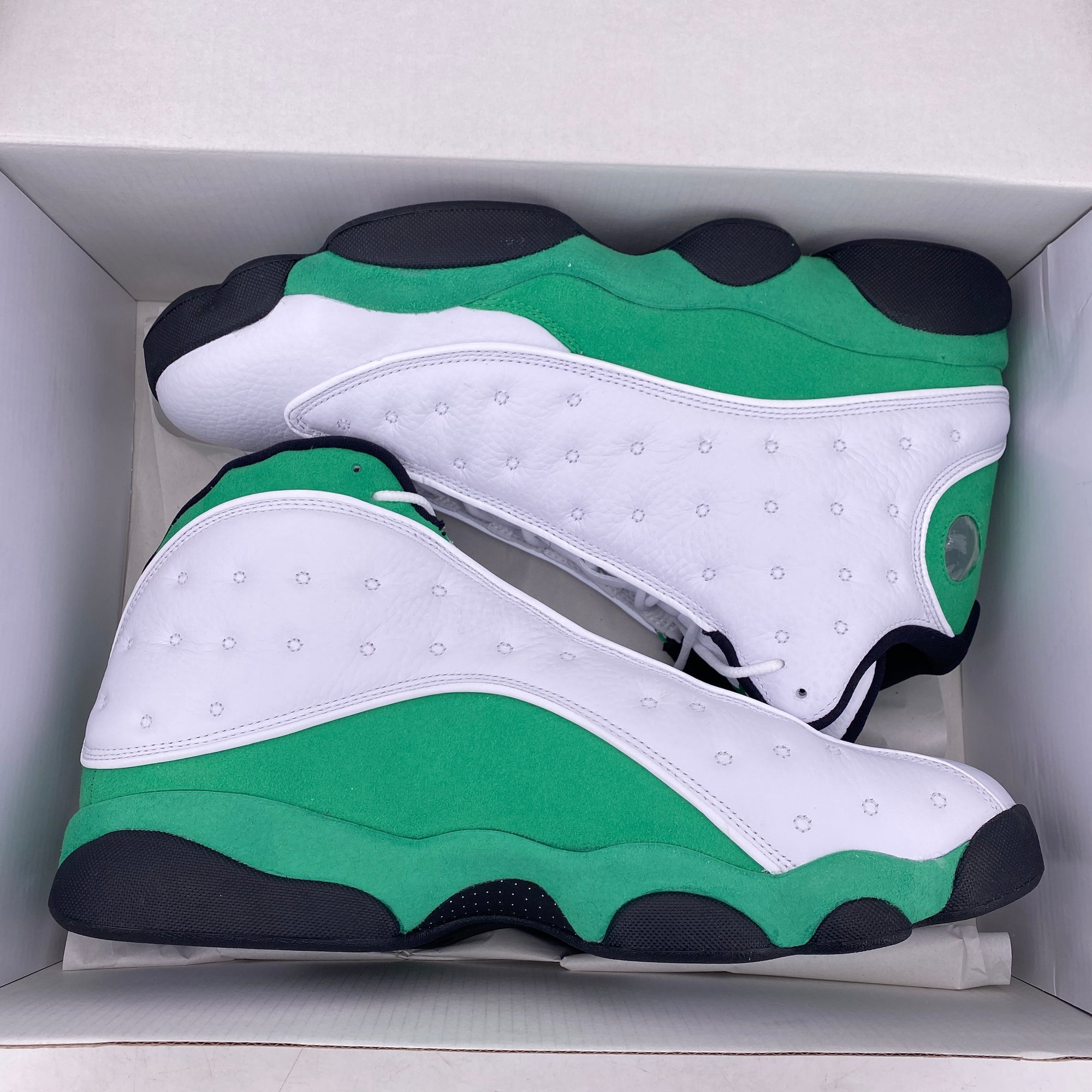 Air Jordan 13 Retro &quot;White Lucky Green&quot; 2020 New Size 13