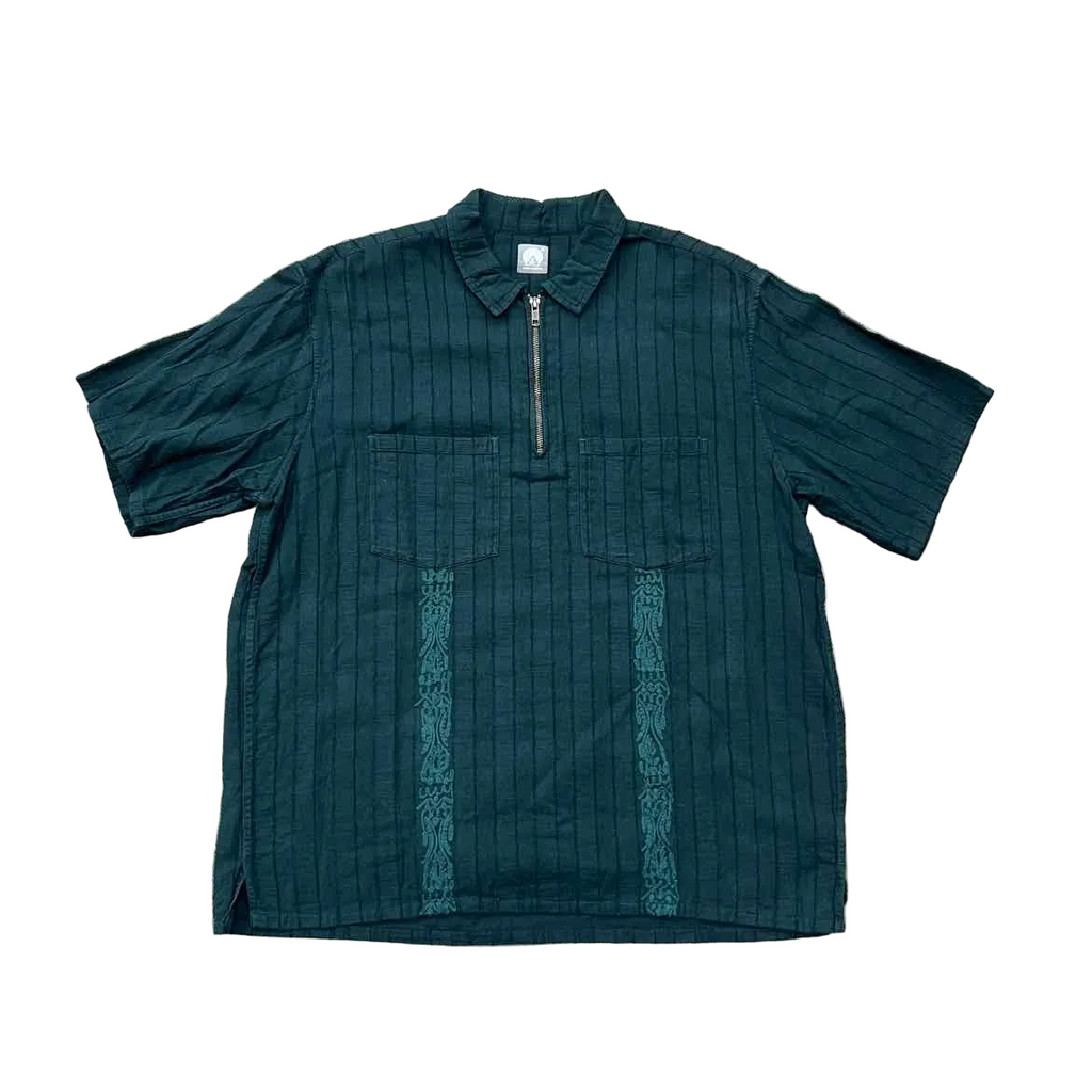 18 East Zip Up "CROCHET" Green Used Size XL