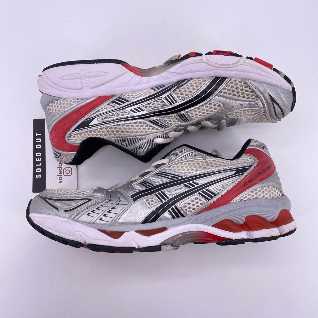 Asics Gel-Kayano 14 "White Red" 2020 Used Size 6
