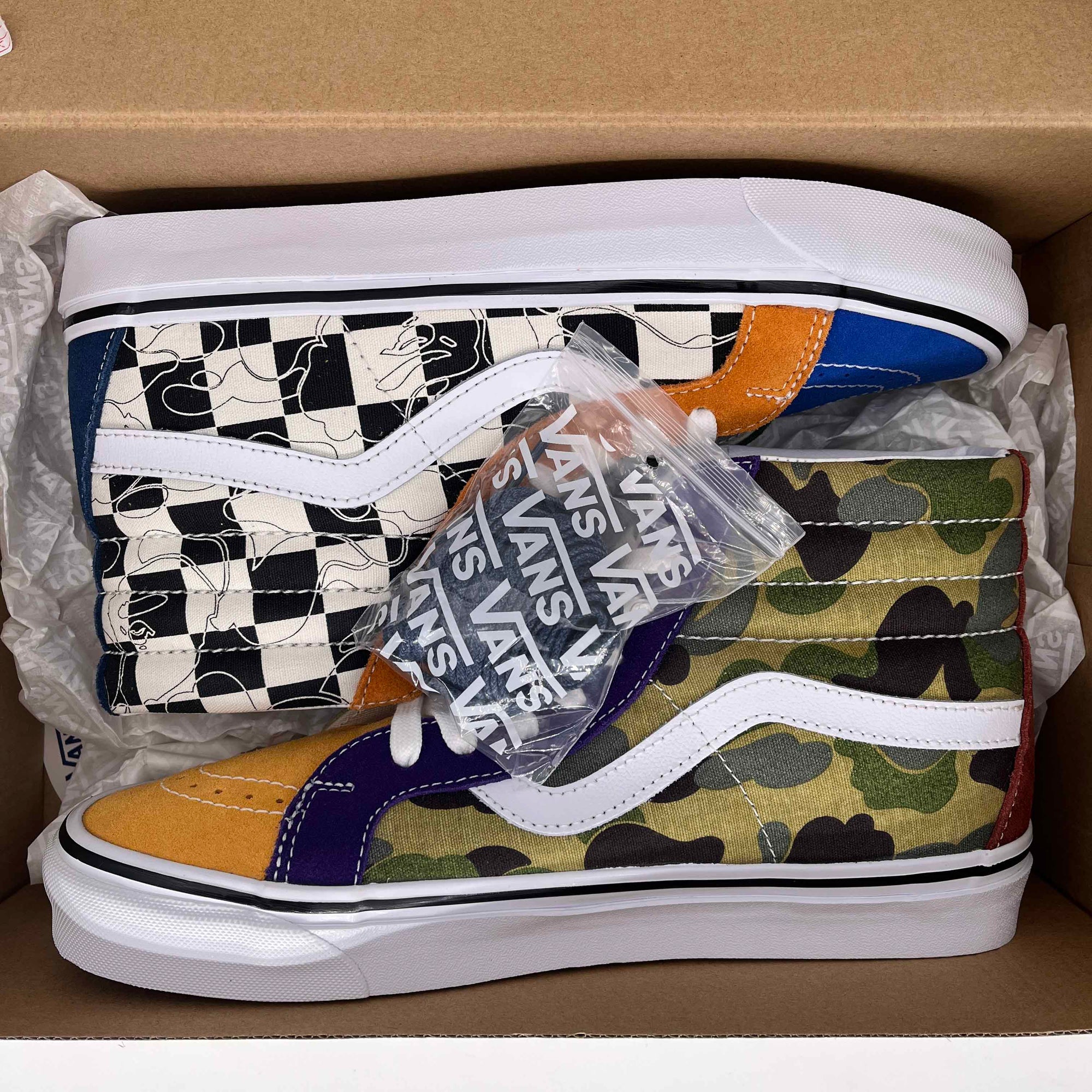 Vans Sk8 Hi &quot;Multi Camo&quot; 2022 New Size 9.5